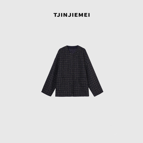 T井姐妹【黑金】设计感休闲百搭香风外套WT2606-TJ917