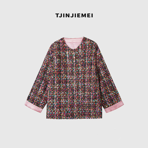 T井姐妹【】设计感轻奢精致小香风外套WT2608-TJ993