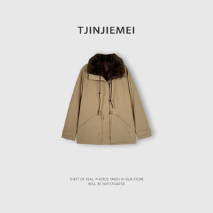 设计感毛领鹅绒服ERF2512 2517 自在 T井姐妹