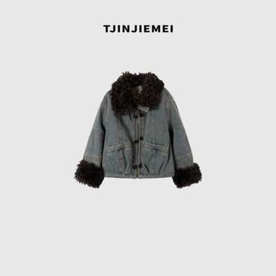 T井姐妹【巴黎铁塔】设计感感鹅绒服WT2510-3268