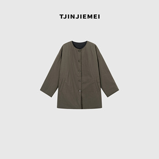 棉服外套MF2509 设计感气质短款 0022081 轻松 T井姐妹