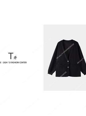 T井姐妹【纸片人】气质长袖轻奢时尚春秋外套WT5322401