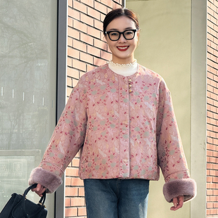 鹅绒服ERF2511 设计感精致高级中式 62297 凤栖梧 T井姐妹