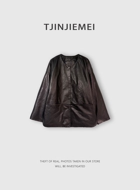 T井姐妹【巴黎街】设计感高端羊皮鹅绒服ERF2512-P60-G609