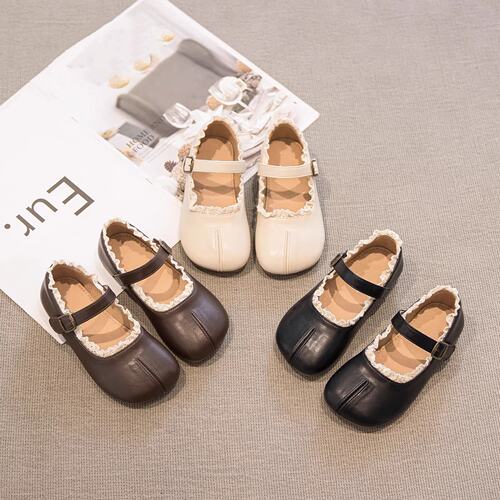 女童小皮鞋2026春季新款儿童鞋子软底公主鞋裙子女宝单鞋女孩黑色