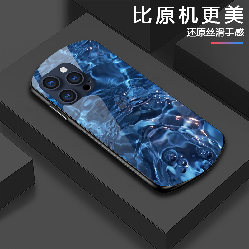 适用小米小众防摔手机壳新款玻璃