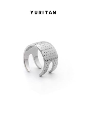 YURITAN创口贴戒指时尚潮酷开口戒情侣款指环 CURE TIME治愈系列