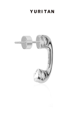 YURITANCALL&ME系列电话机听筒耳钉 时尚个性潮款耳钉耳饰