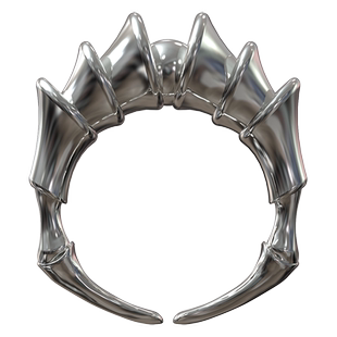 王栎鑫于文文同款YURITAN荆棘戒指2024春夏新款开口戒可调节大小