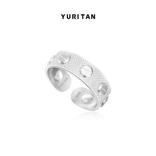 粒药片戒指纯银时尚YURITAN7开口