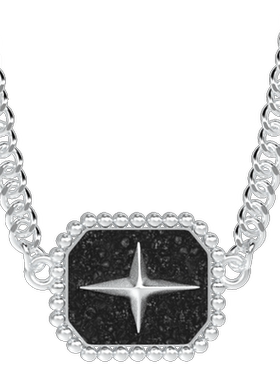 王天辰同款YURITAN方牌星芒项链