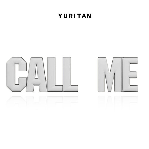 yuritancallme字母时尚个性耳钉
