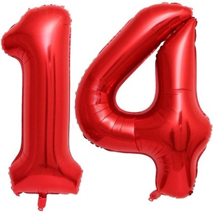 Number Balloons Christmas Inch Red Giant Halloween