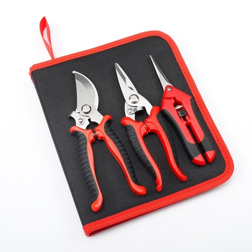 跨境不锈钢修枝剪刀组合套装家用园林果树粗枝剪园林工具源头