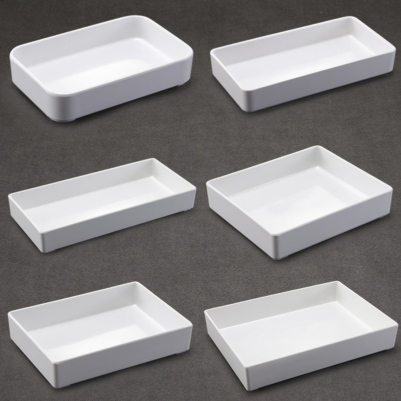 展示盘密胺长方形卤肉卤味摆盘