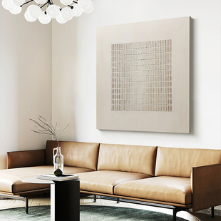 侘寂风原木风挂画客厅玄关装饰画酒店餐厅茶空间软装中古风肌理画