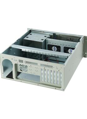 4U工控机箱机架式仿研华610L7槽14槽ATX主板服务器工业计算机