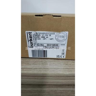 全新包装316530德国BURKERT宝德 用于支柱阀的控制电子设备截止阀
