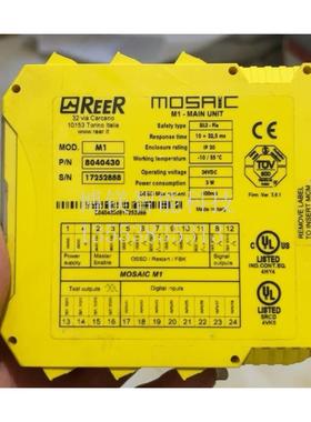 利瑞奥REER 控制器 MOSAIC M1-MAIN UNIT 8040430全新 现货 议价