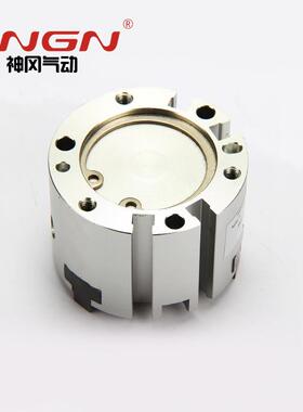 手指气缸系列 MHS3 16-125 三爪滑动导轨气缸