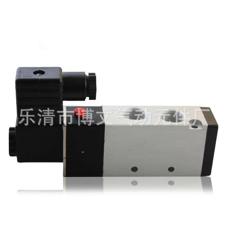二位五通电磁阀TG2521-08 单电控换向阀DC24V AC220V
