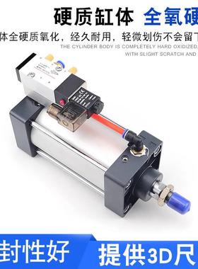 带阀气缸SCF无锡型QGBF恒立型QGSFN2除尘器FA/63/80/100/125