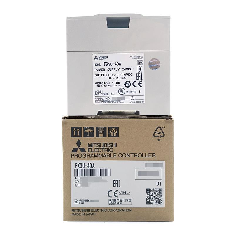 三菱PLC模拟量模块FX3U-4DA-ADP 4AD FX3U-4AD-PT/TC-ADP ENET-L