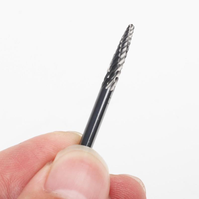 硬质合金旋转锉钨钢磨头合金磨头3x3套装木工雕刻铣刀金属打磨头