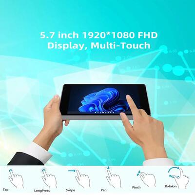 新款JX2 N5105迷你电脑带屏幕办公家用mini商务pc主机w11