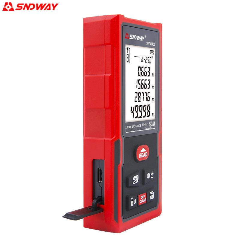 深达威 SW-DA50 CAD激光手持测距仪可蓝牙连接测量绘图量房仪