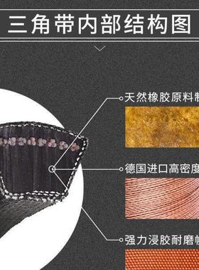 三力士C4700Li-C5350Li三角带橡胶传动带低伸长强力工业皮带