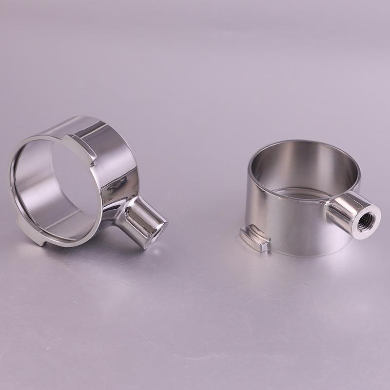 51mm德龙双耳无底不锈钢手柄意式咖啡机手柄咖啡器具配件