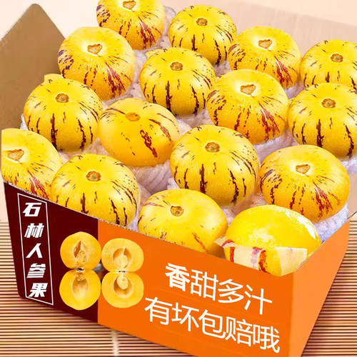 云南石林人参果现摘新鲜圆黄肉人生果树上熟整箱水果当季包邮特大