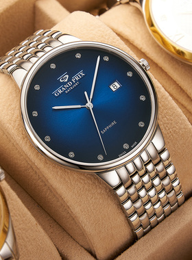 瑞士进口格林石英手表女式品牌名表男士时尚简约情侣款一对88286