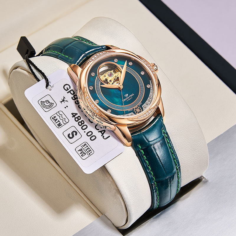 情人节礼物瑞士进口格林正品全自动机械手表女款镶钻潮流99075,手表,瑞士腕表,淘宝优惠券,粉丝福利购,淘宝优惠卷