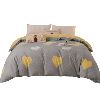 柔软保暖100%棉质磨毛被套