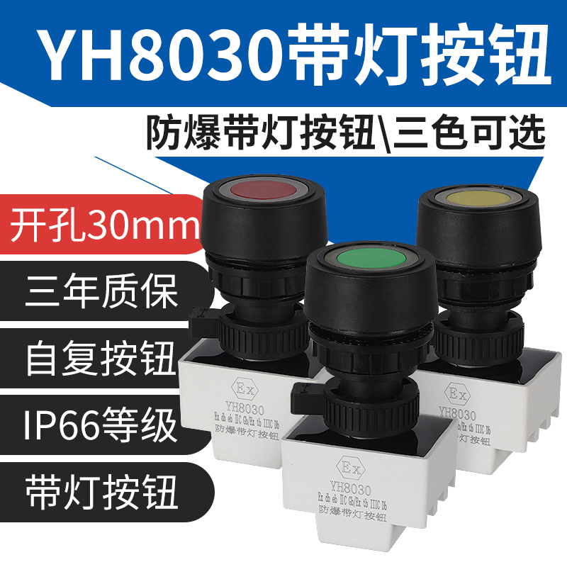 YH8030防爆指示灯控制按钮