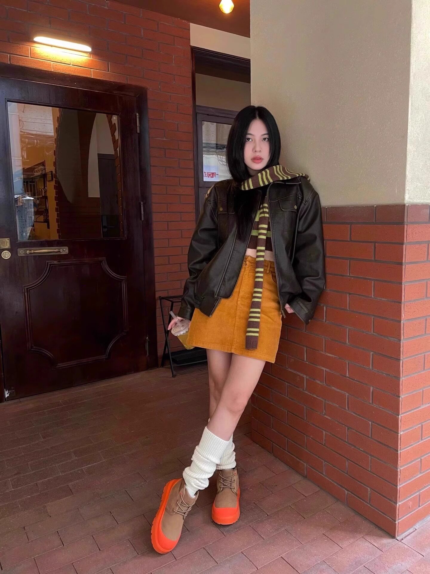 COUNTER GENUINE WANG YIBO THE SAME SNOW BOOTS MENS SHOES WOMENS NORTHEAST WINTER FUR INTEGRATED NON-SLIP FLEECE COTTON SHOES