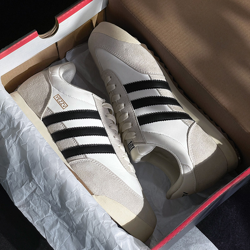 莆田高端真皮复古阿甘鞋男女款冬季百搭软底运动休闲德训鞋板鞋潮