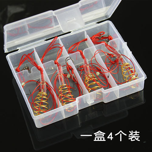 爆炸钩抛竿海竿带倒刺12号绑好