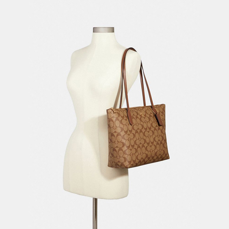 香港直邮COACH/蔻驰女包拉链托特包单肩包购物袋妈妈包4455送礼物,箱包皮具/热销女包/男包,通用款女包,淘宝优惠券,粉丝福利购,淘宝优惠卷