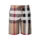 男款 聚酯纤维休闲短裤 格纹 BURBERRY博柏利 80226471直筒休闲裤