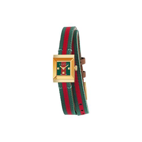 中古99新古驰/Gucci  G-Frame系列 手表 石