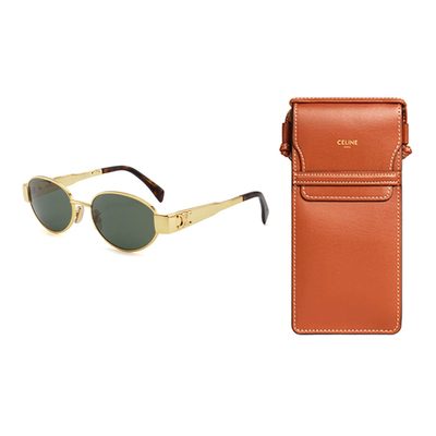 CELINE赛琳太阳镜女金属小框配包