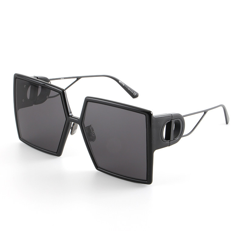 DIOR迪奥墨镜女蒙田30MONTAIGNE SU板材超大框方形太阳镜