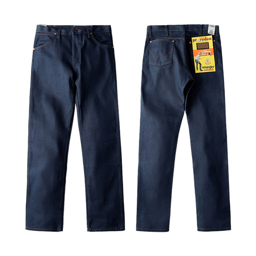 Wrangler13MWZ原色未脱浆牛仔裤