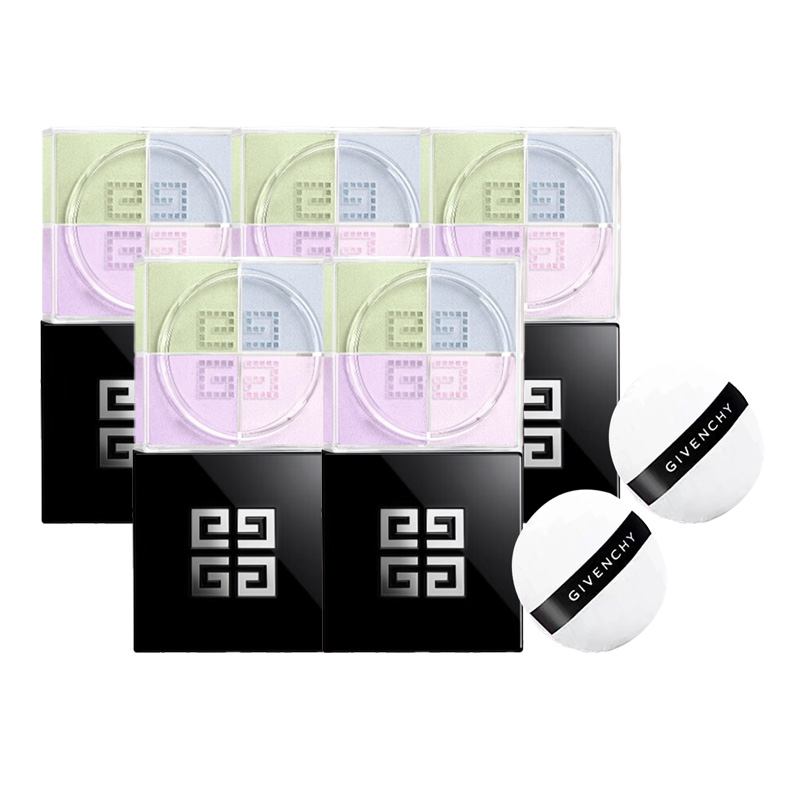 Givenchy/纪梵希明星四宫格散粉1#4*3g5盒装定妆蜜粉持久
