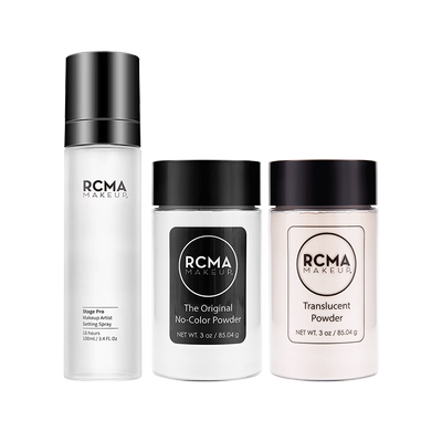 正品rcma黑胡椒控油定妆散粉85g