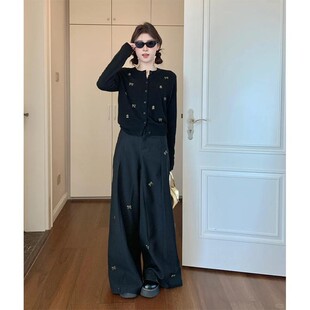 韩系搭配一整套冬装ood穿搭超好看独特漂亮绝美小冬天香风套装女