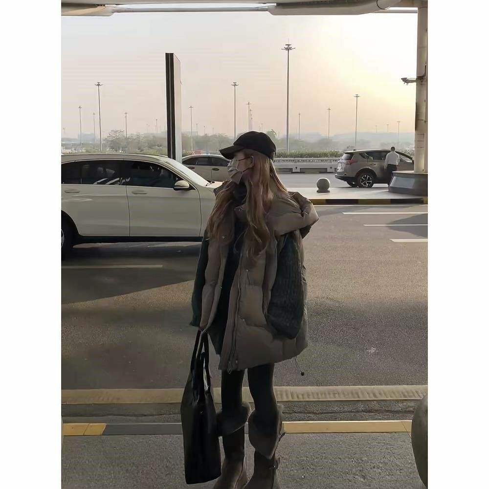 2025秋冬新款韩版白鸭绒羽绒服马甲女连帽中长款百搭背心马夹外套,个性定制/设计服务/DIY,工作服定制,淘宝优惠券,粉丝福利购,淘宝优惠卷